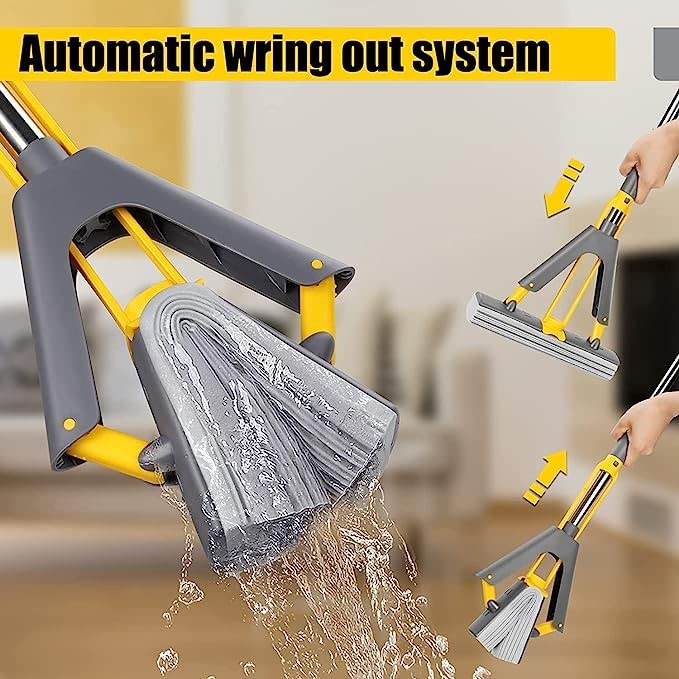 Multi-Purpose Foldable Floor Cleaning Squeeze Mop Wiper