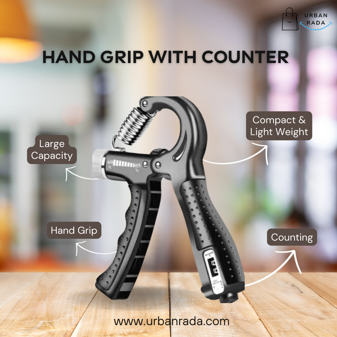 Adjustable Hand Grip with Counter